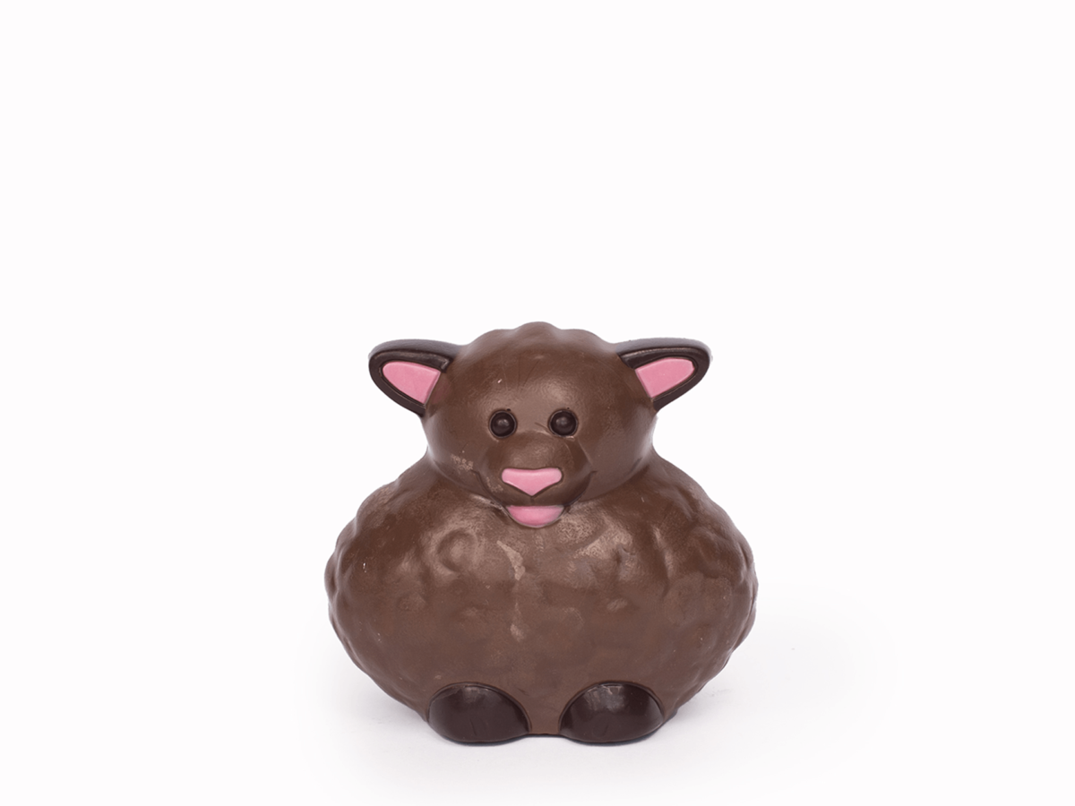 Wolly 11 cm-Decorated milk chocolate